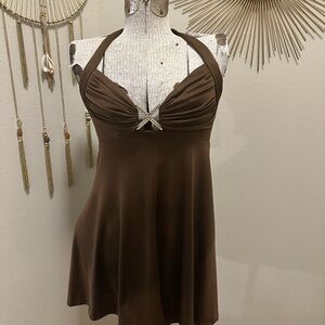 1960’s John Mark Chocolate Brown dress/top